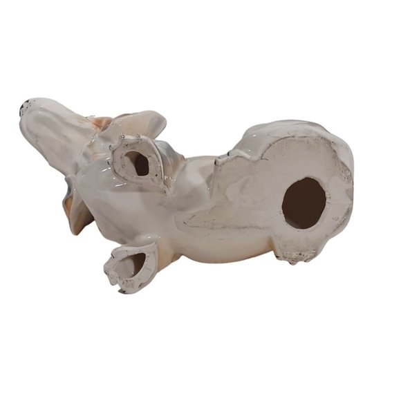 1940 Early Shafford Basset Hound Large Pottery Ceramic Sitting Dog Statue Sir Bo - Picture 6 of 6